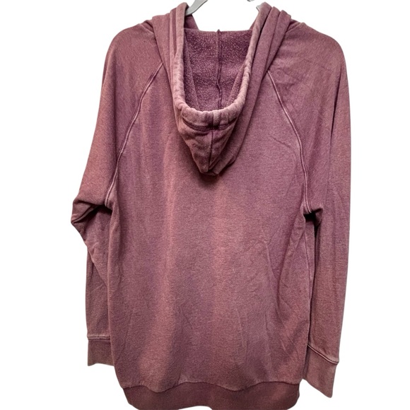 American Eagle Hooded Lightweight Sweatshirt Mauve Size Medium - Picture 2 of 9